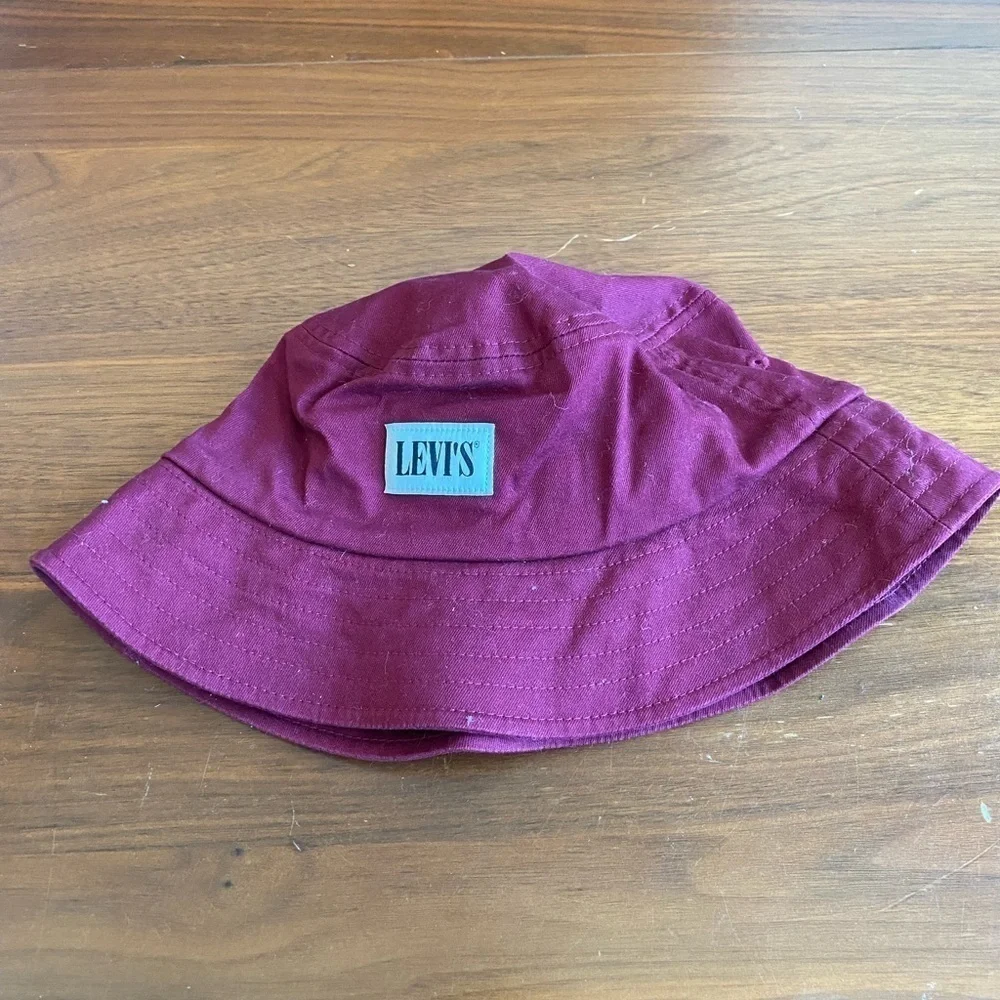 Levi Strauss Company Maroon Bucket Hat